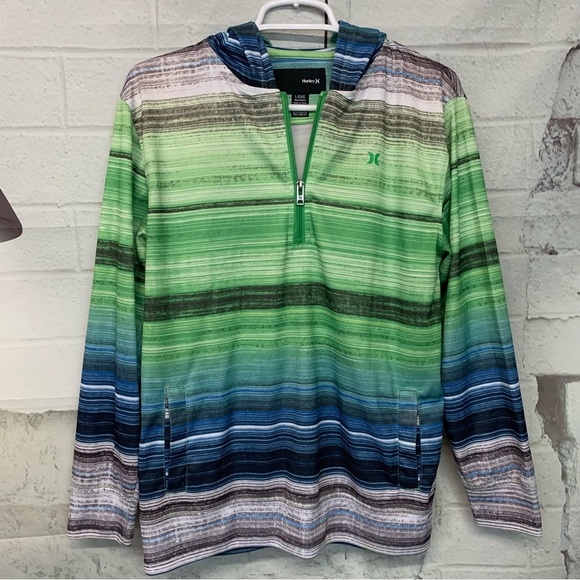 Men’s Hurley Quarter Zip Hoodie - Picture 1 of 5